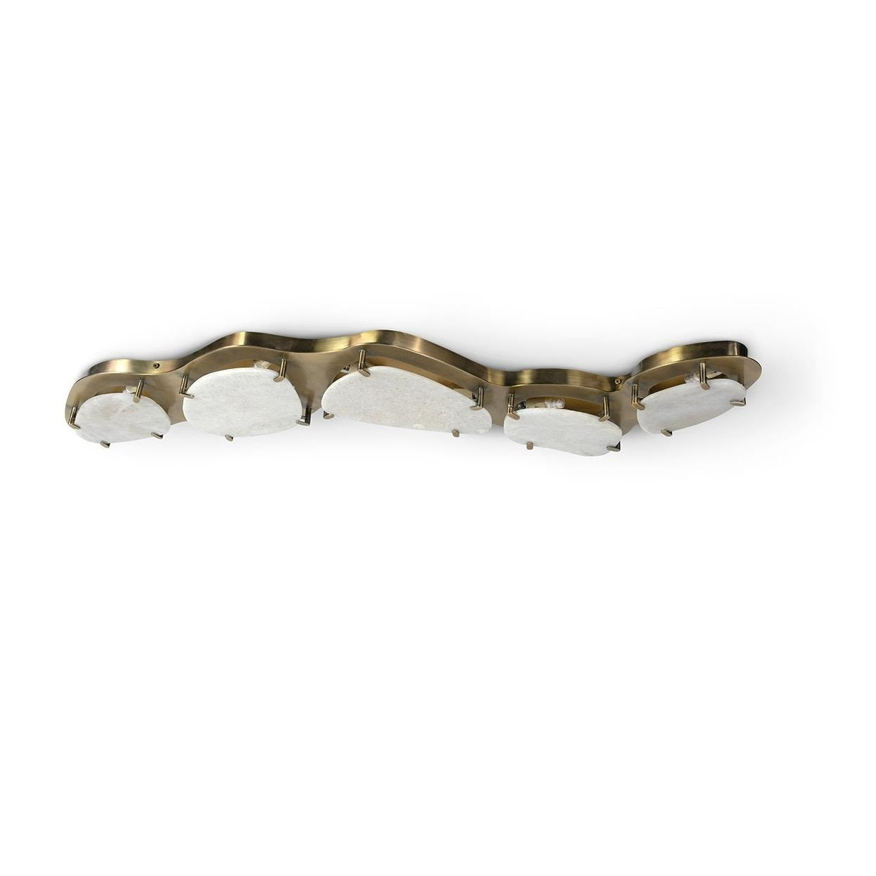 Palecek - 2519-79 - Flush Mount - Jovy - Antique Brass