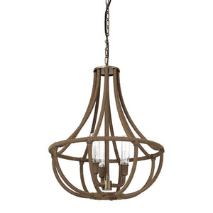 Palecek - 2547-79 - Outdoor Chandelier - Yvette - Light Bronze