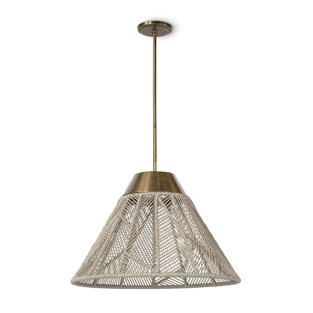 Palecek - 2883-79 - Outdoor Pendant - Salerno - Brass
