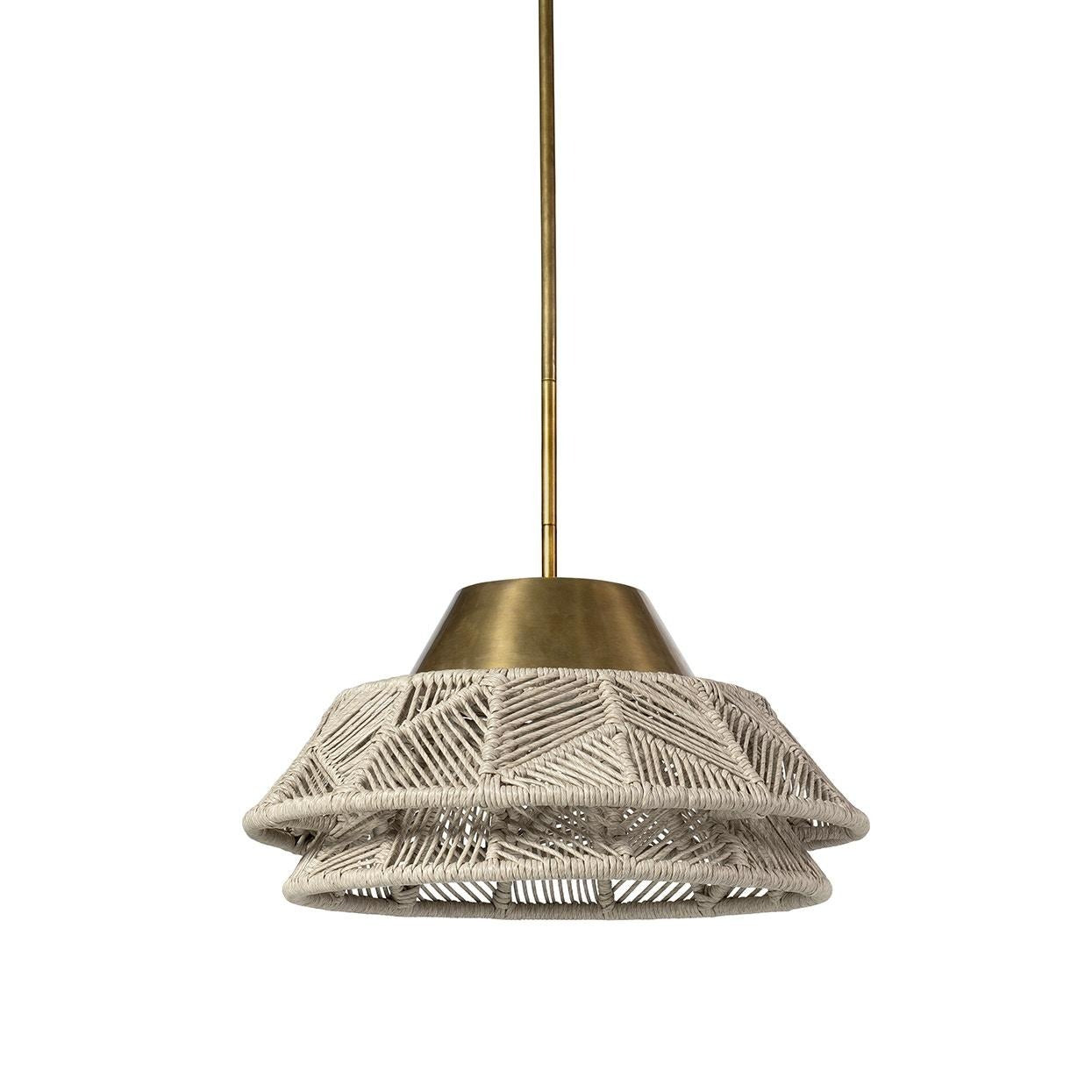Palecek - 2892-79 - Outdoor Pendant - Salerno - Brass