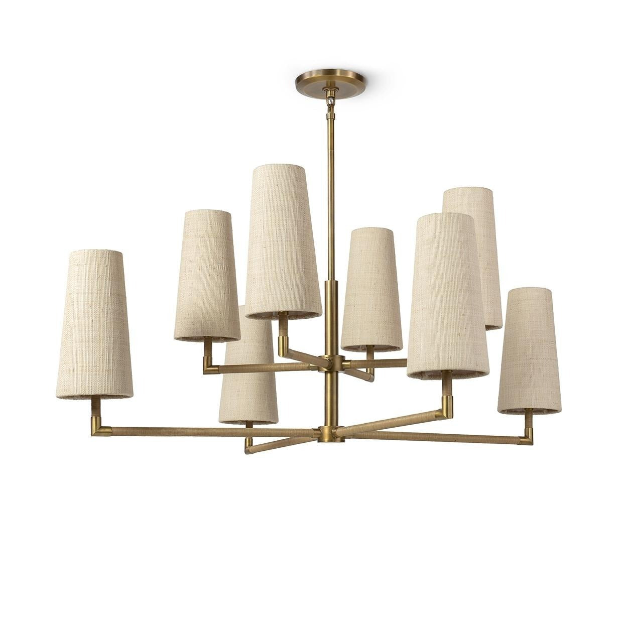 Palecek - 2907-79 - Chandelier - Irving - Antique Brass