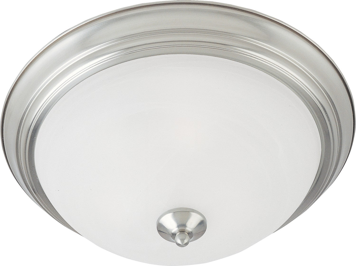 Maxim - 5841MRSN - Two Light Flush Mount - Essentials - 584x - Satin Nickel