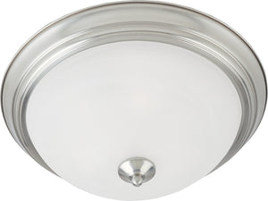 Maxim - 5841MRSN - Two Light Flush Mount - Essentials - 584x - Satin Nickel