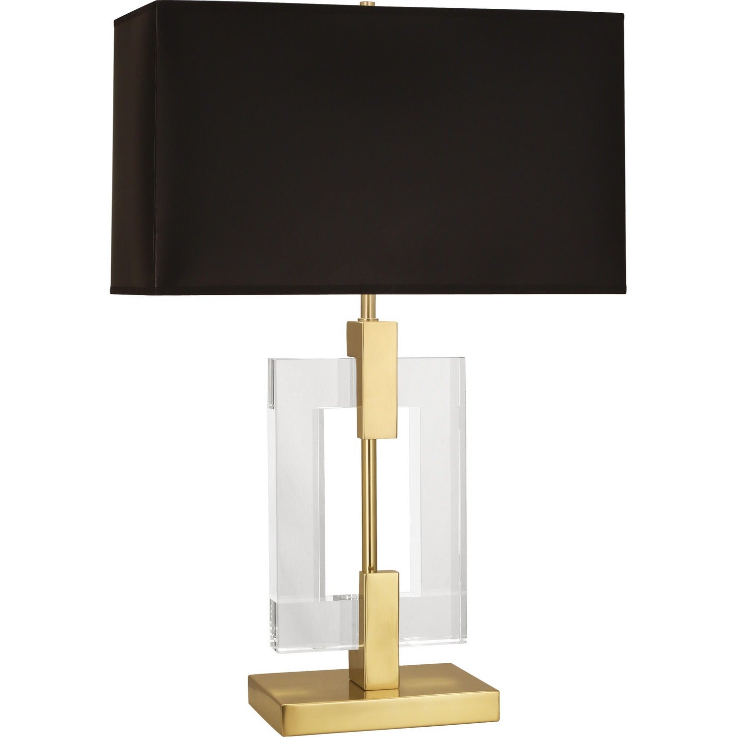 Robert Abbey - 1011B - One Light Table Lamp - Lincoln - Modern Brass w/ Crystal
