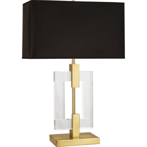 Robert Abbey - 1011B - One Light Table Lamp - Lincoln - Modern Brass w/ Crystal