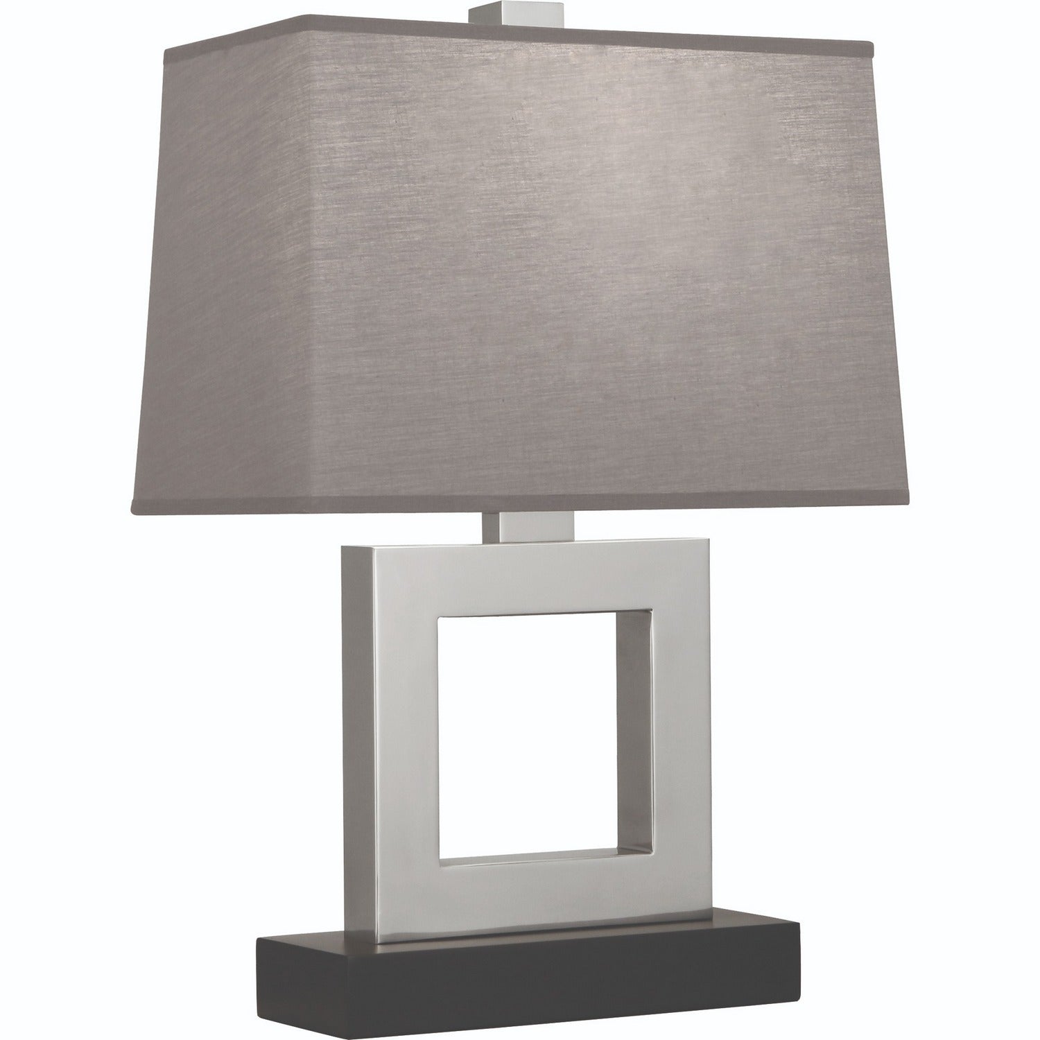 Robert Abbey - 101G - One Light Table Lamp - Doughnut - Antique Silver