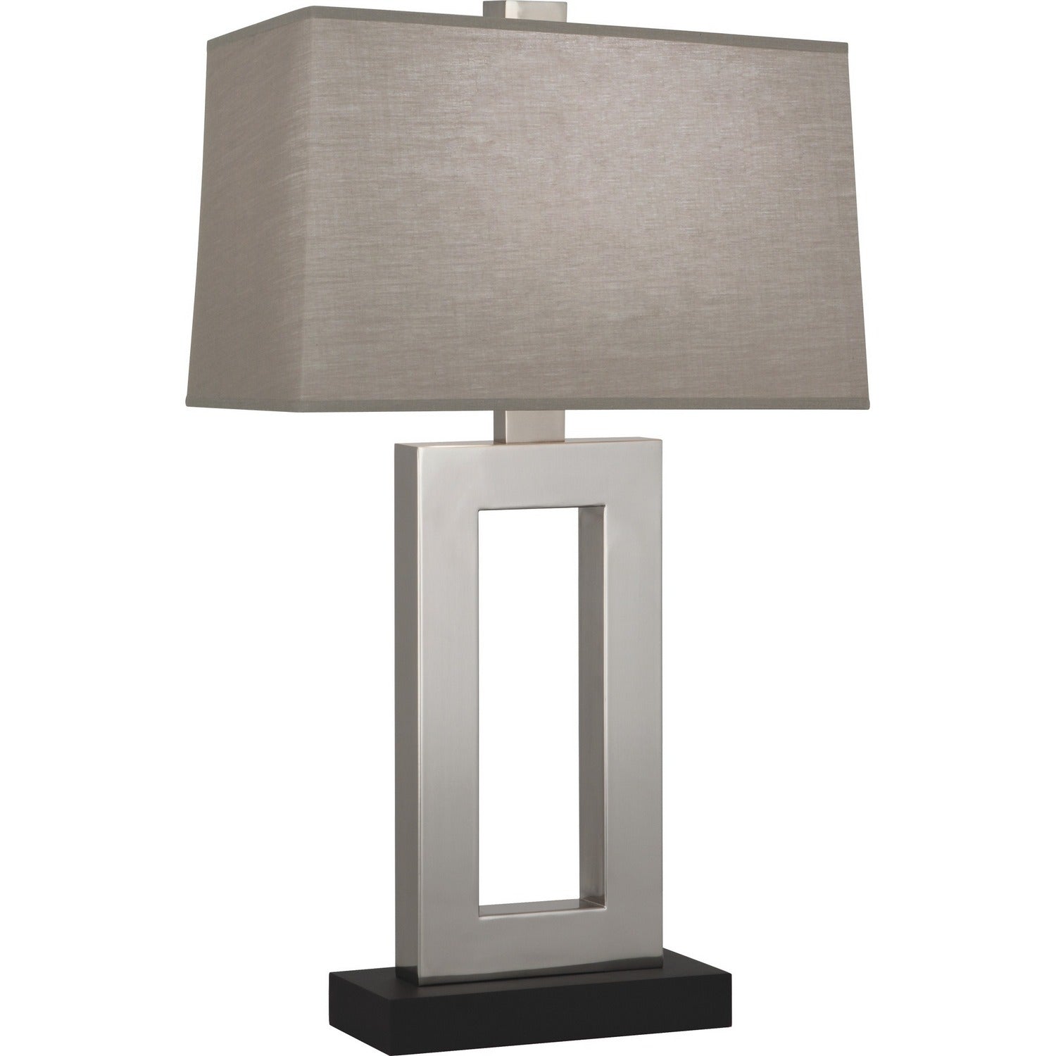 Robert Abbey - 104G - One Light Table Lamp - Doughnut - Antique Silver