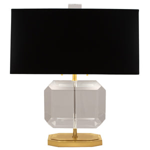 Robert Abbey - 1197B - Two Light Accent Lamp - Jacqueline - Modern Brass w/Clear Crystal