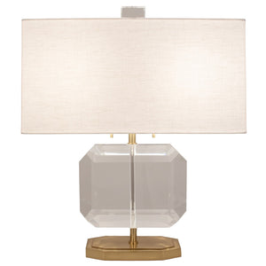 Robert Abbey - 1197 - Two Light Accent Lamp - Jacqueline - Modern Brass w/Clear Crystal