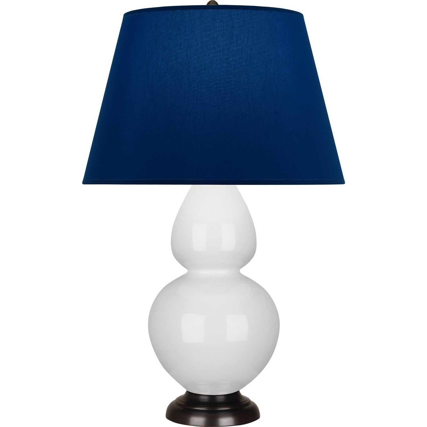 Robert Abbey - 1640N - One Light Table Lamp - Double Gourd - Lily Glazed Ceramic w/Deep Patina Bronze
