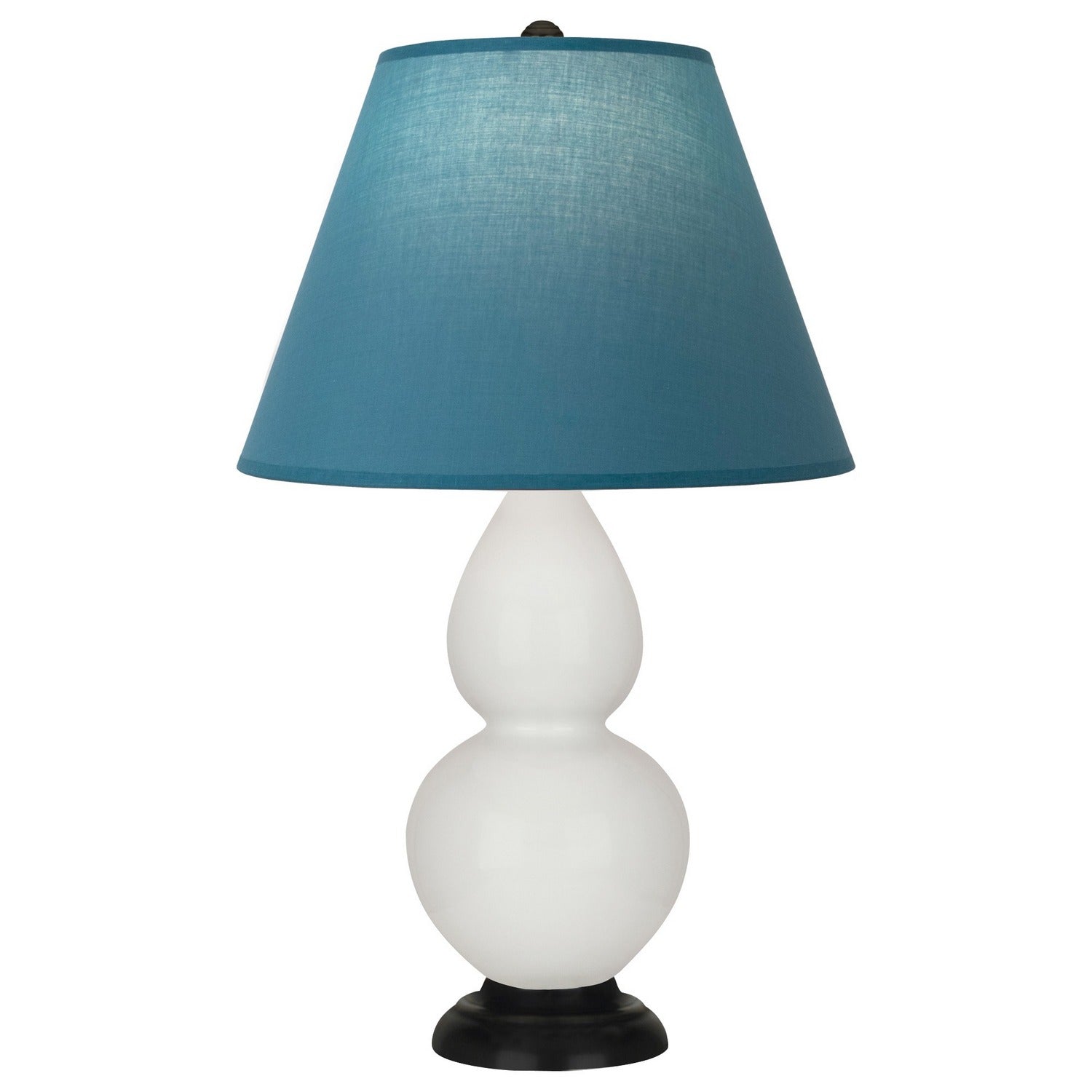 Robert Abbey - 1650B - One Light Accent Lamp - Small Double Gourd - Lily Glazed Ceramic w/Deep Patina Bronze