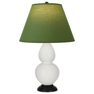 Robert Abbey - 1650G - One Light Accent Lamp - Small Double Gourd - Lily Glazed Ceramic w/Deep Patina Bronze