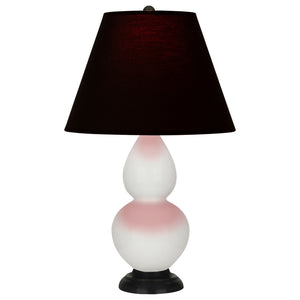 Robert Abbey - 1650K - One Light Accent Lamp - Small Double Gourd - Lily Glazed Ceramic w/Deep Patina Bronze