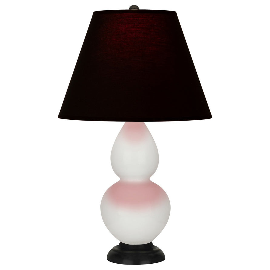 Robert Abbey - 1650K - One Light Accent Lamp - Small Double Gourd - Lily Glazed Ceramic w/Deep Patina Bronze