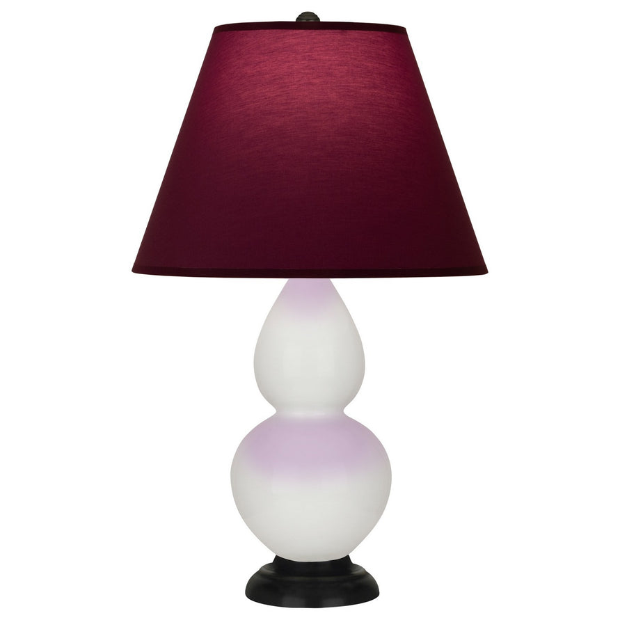 Robert Abbey - 1650P - One Light Accent Lamp - Small Double Gourd - Lily Glazed Ceramic w/Deep Patina Bronze