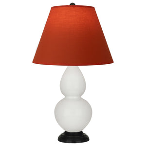 Robert Abbey - 1650T - One Light Accent Lamp - Small Double Gourd - Lily Glazed Ceramic w/Deep Patina Bronze