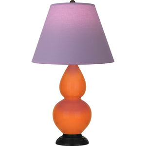 Robert Abbey - 1655L - One Light Accent Lamp - Small Double Gourd - Pumpkin Glazed Ceramic w/Deep Patina Bronze