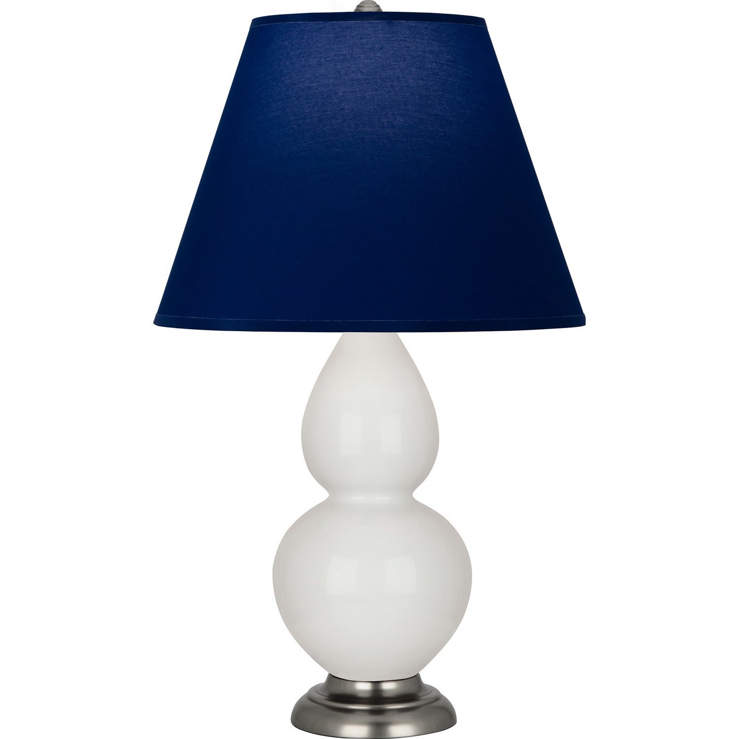 Robert Abbey - 1690N - One Light Accent Lamp - Small Double Gourd - Lily Glazed Ceramic w/Antique Silver