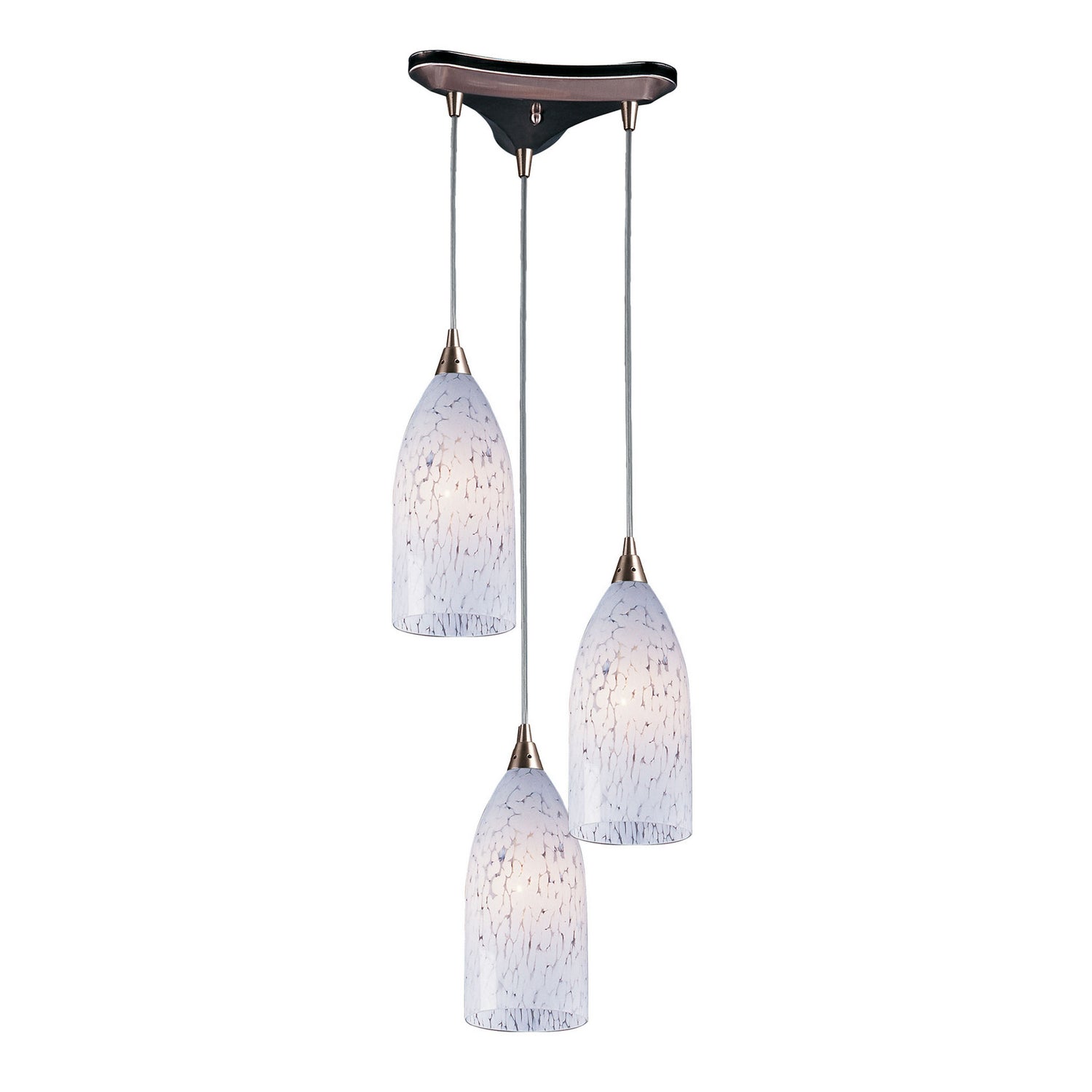 ELK Home - 502-3SW - Three Light Pendant - Verona - Satin Nickel