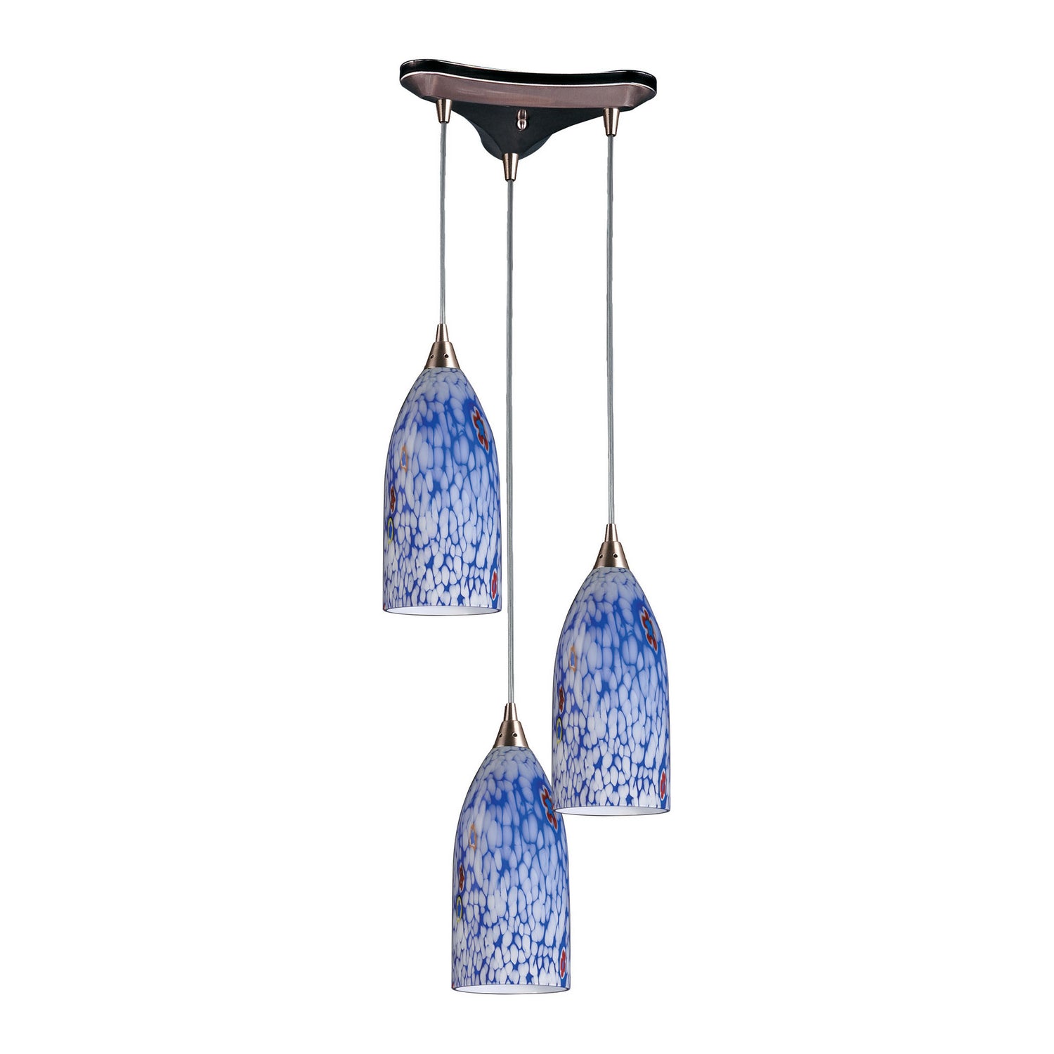 ELK Home - 502-3BL - Three Light Pendant - Verona - Satin Nickel