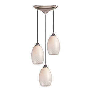 ELK Home - 517-3WS - Three Light Pendant - Mulinello - Satin Nickel