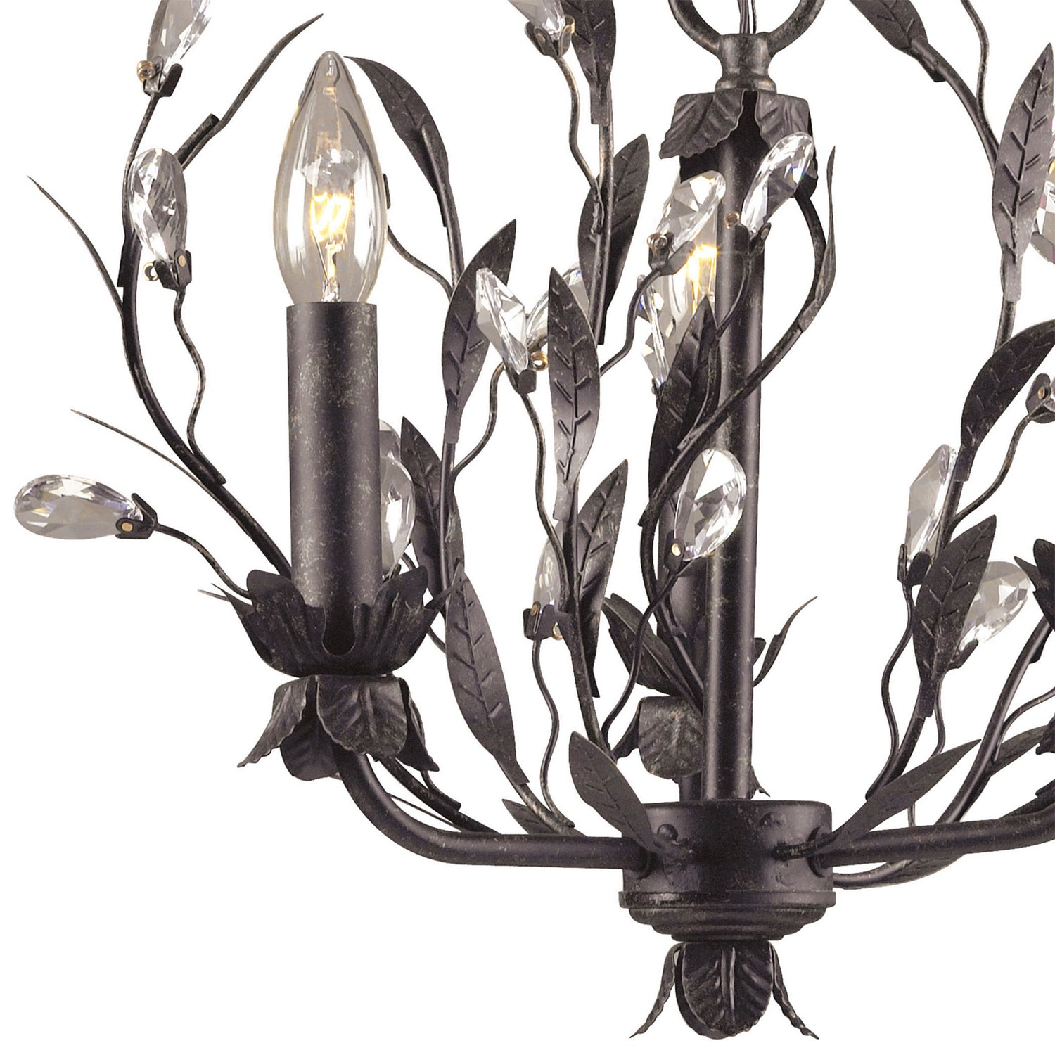 ELK Home - 8058/3 - Three Light Chandelier - Circeo - Deep Rust