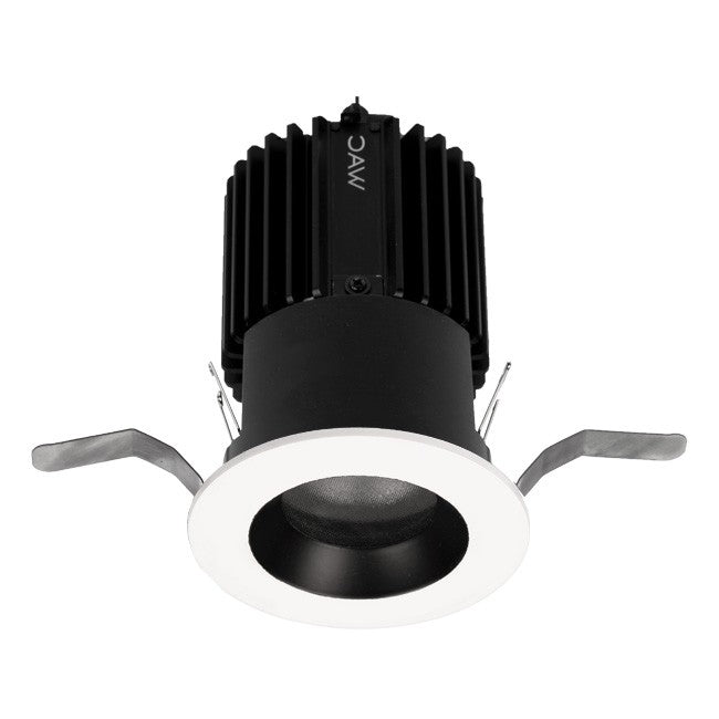 W.A.C. Lighting - R2RD2T-NTWB-BKWT - LED Downlight Trim - Volta - Black/White