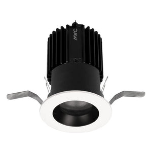W.A.C. Lighting - R2RD2T-WTWB-BKWT - LED Downlight Trim - Volta - Black/White