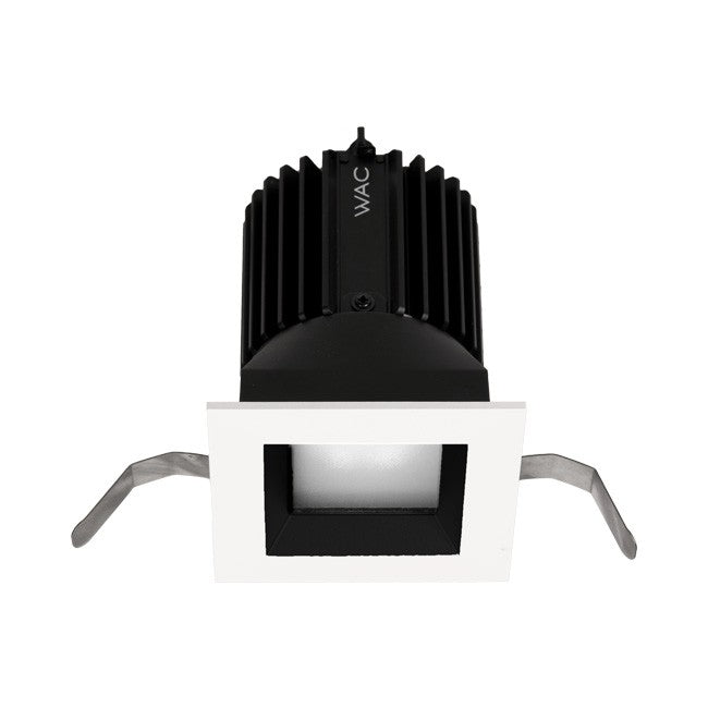 W.A.C. Lighting - R2SD1T-NTWB-BKWT - LED Regressed Downlight Trim - Volta - Black/White