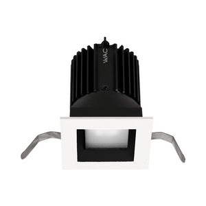 W.A.C. Lighting - R2SD1T-WTWB-BKWT - LED Regressed Downlight Trim - Volta - Black/White