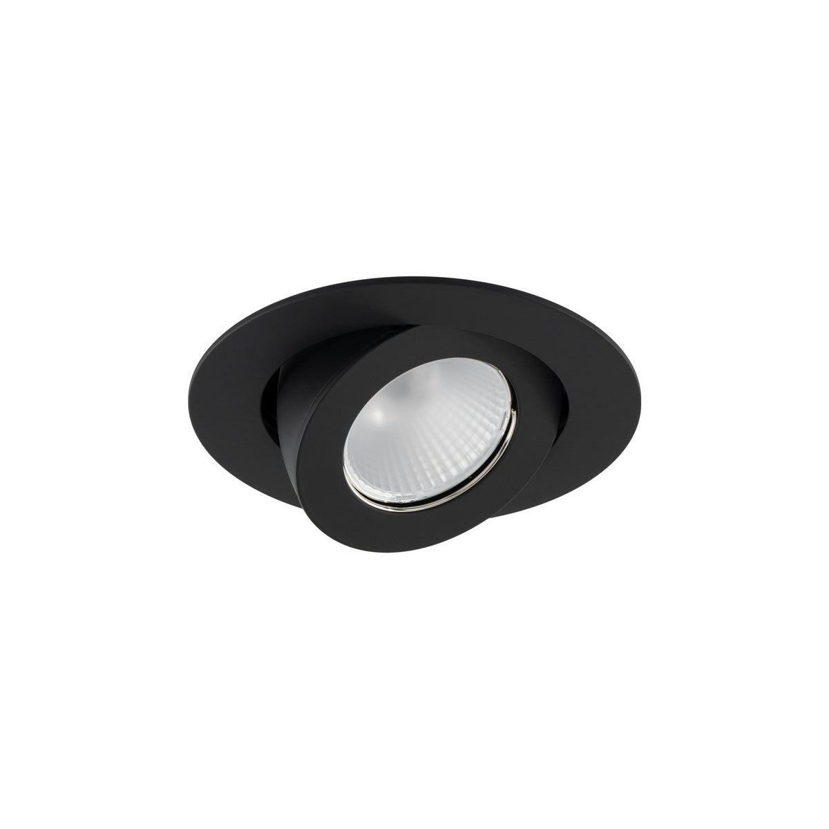 W.A.C. Lighting - R3BRAN-NWD-BK - LED Trim and Remodel Housing - Ocularc - Black