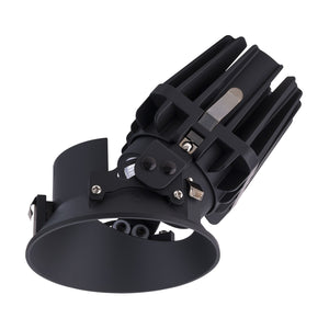 W.A.C. Lighting - R4FRAL-940-BK - LED Adjustable Trimless - 4In Fq Downlights - Black
