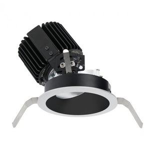 W.A.C. Lighting - R4RAT-NTWA-BKWT - LED Adjustable Trim - Volta - Black/White