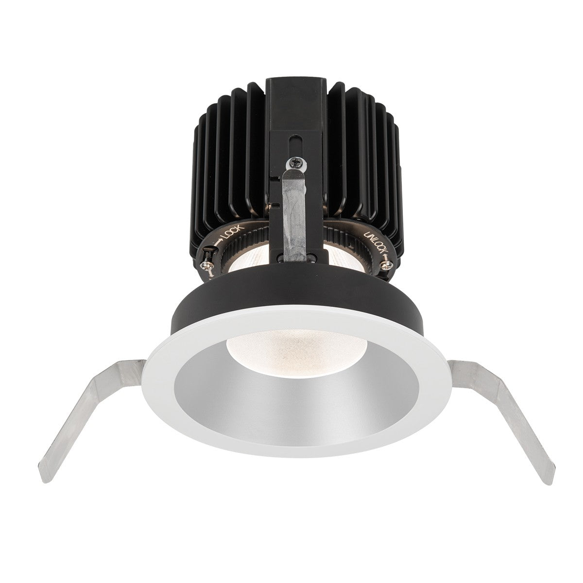 W.A.C. Lighting - R4RD1T-WTWB-HZWT - Regressed Trim with LED Light Engine - Volta - Haze/White