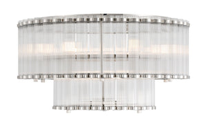 Eurofase - 49169-027 - Nine Light Flush Mount - Glasbury - Polished Nickel
