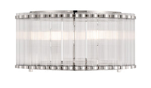 Eurofase - 49185-027 - Five Light Flush Mount - Glasbury - Polished Nickel
