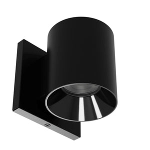 W.A.C. Lighting - W4R-FCS-BKBK - LED Wall Mount - Zoron - Black/Black