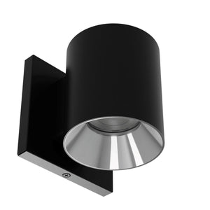 W.A.C. Lighting - W4R-FCS-BKCH - LED Wall Mount - Zoron - Black/Chrome