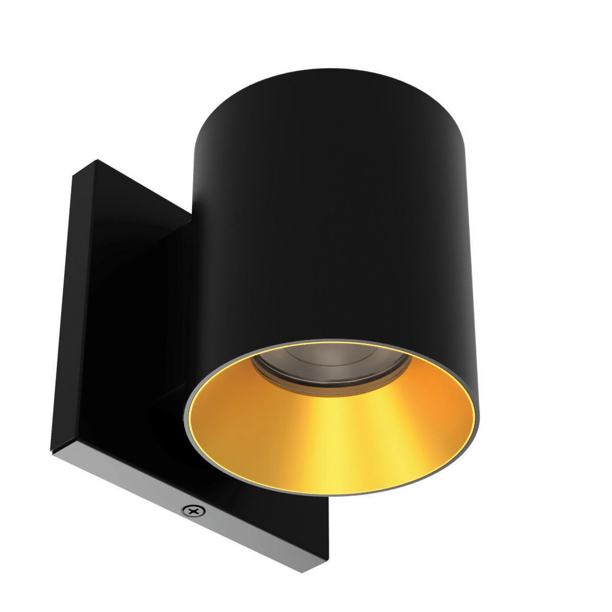 W.A.C. Lighting - W4R-FCS-BKGL - LED Wall Mount - Zoron - Black/Gold