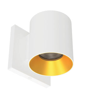 W.A.C. Lighting - W4R-FCS-WTGL - LED Wall Mount - Zoron - White/Gold