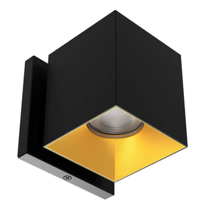 W.A.C. Lighting - W4S-FCS-BKGL - LED Wall Mount - Zoron - Black/Gold