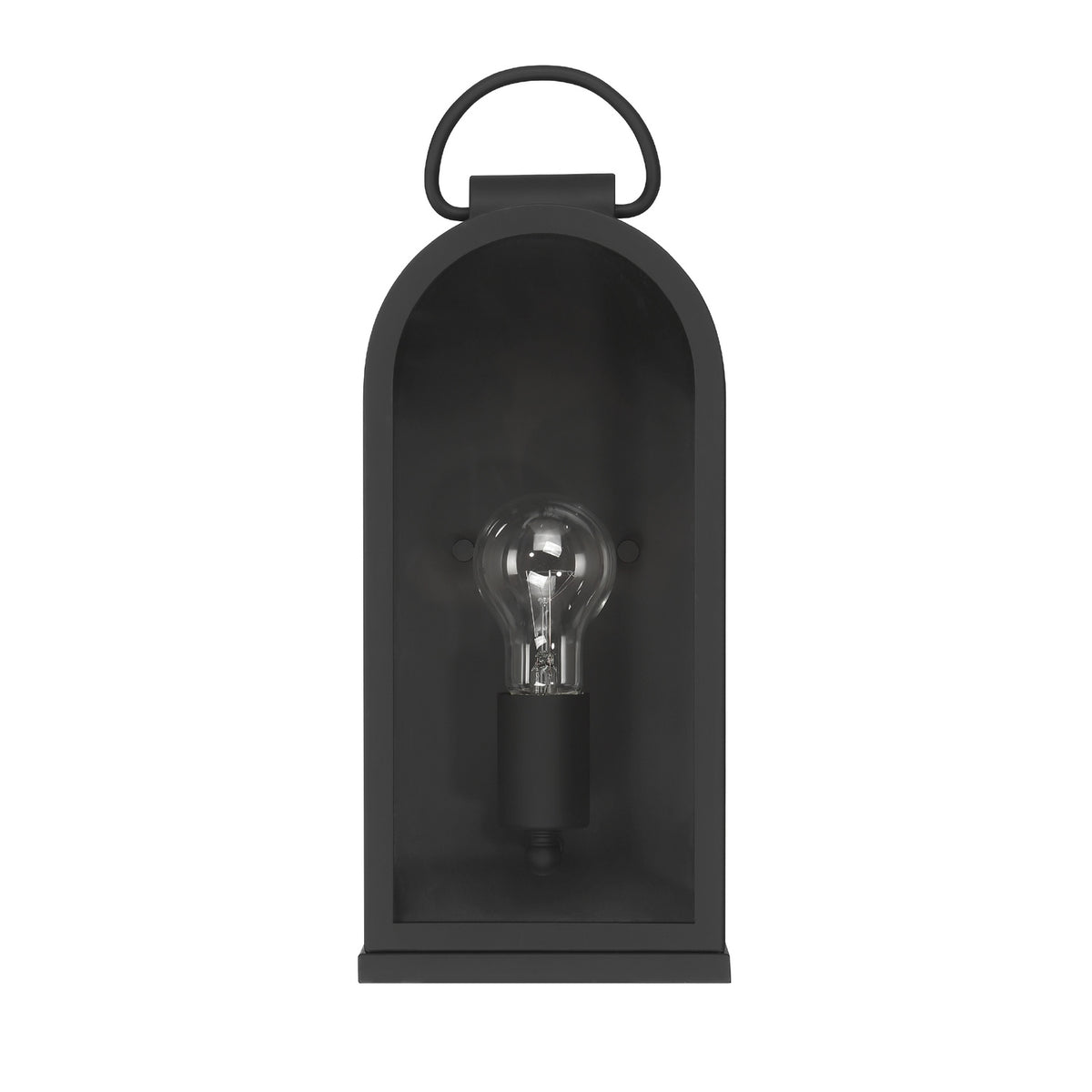 Hunter - 46058 - One Light Outdoor Wall Mount - Kendra Bell - Matte Black