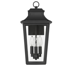 Hunter - 46080 - One Light Outdoor Wall Mount - Spring Cove - Matte Black