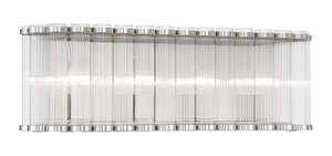 Eurofase - 50042-029 - Four Light Vanity - Glasbury - Polished Nickel