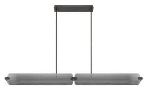 Eurofase - 50057-016 - LED Linear Chandelier - Neoness - Weathered Brass