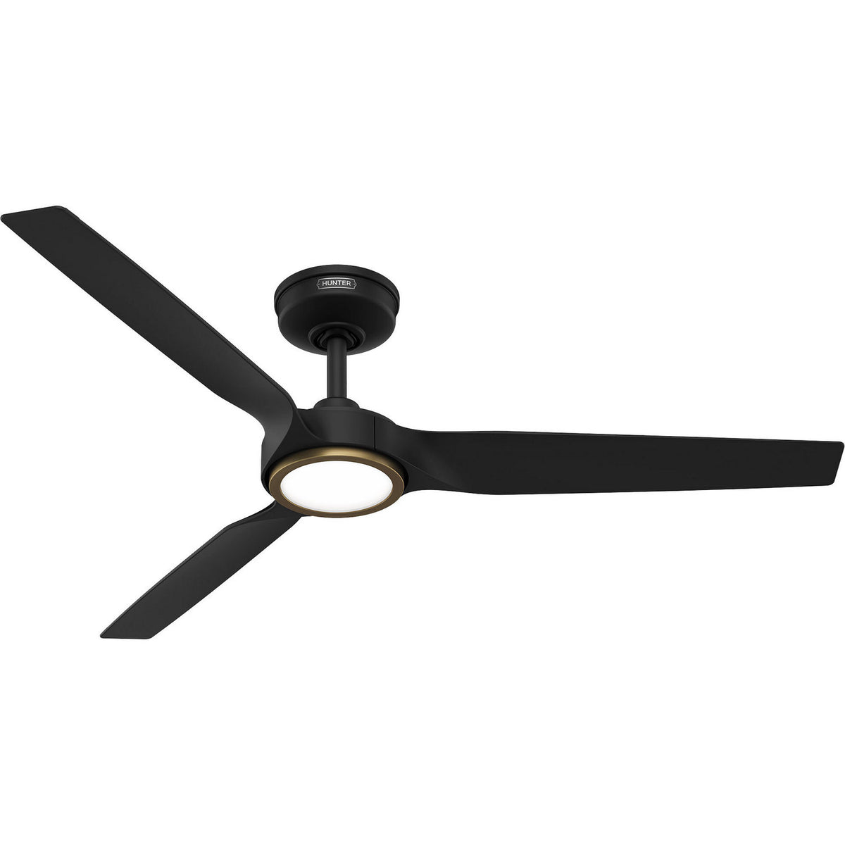 Hunter - 53642 - 44" Ceiling Fan - Zentech - Matte Black