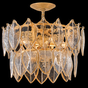 Fredrick Ramond - FR32603DA - LED Convertible Semi Flush - Amira - Distressed Brass
