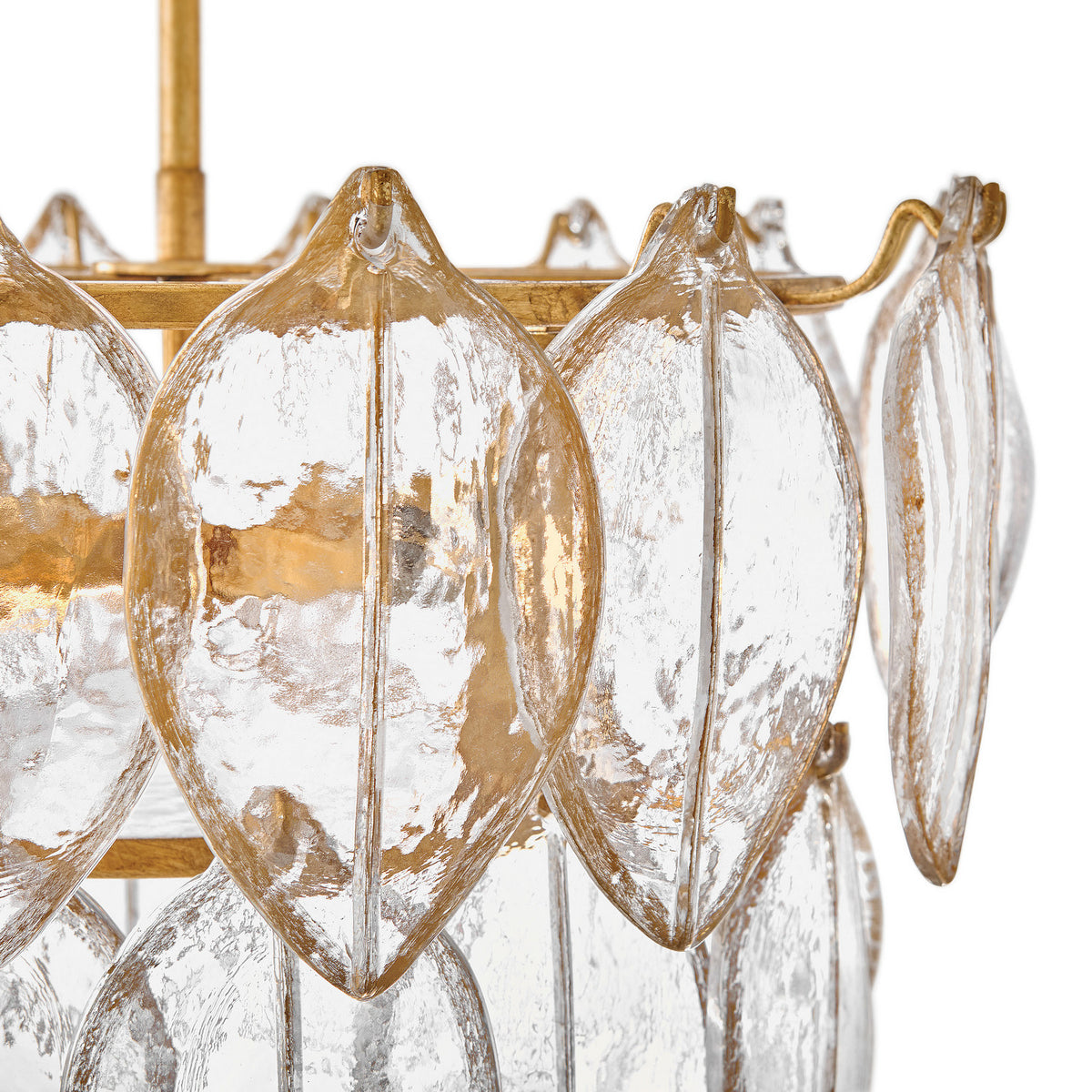 Fredrick Ramond - FR32603DA - LED Convertible Semi Flush - Amira - Distressed Brass