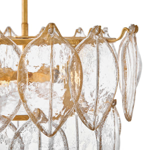 Fredrick Ramond - FR32603DA - LED Convertible Semi Flush - Amira - Distressed Brass