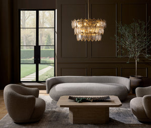 Fredrick Ramond - FR32604DA - LED Chandelier - Amira - Distressed Brass
